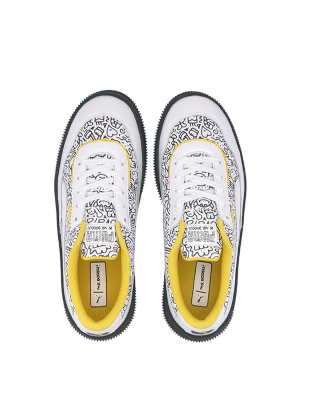 PUMA Mr. Doodle x Deva Wavy Noodles Sneaker Women Size 8